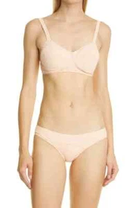 NWT $395 Lisa Marie Fernandez Goldwyn Bikini in Peach Terry Cloth 2/US 4-6 - Picture 1 of 5