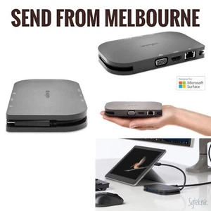 Kensington SD1610P MS Surface Mobile Dock Port Hub HDMI VGA Ethernet PD USB-C - Picture 1 of 6