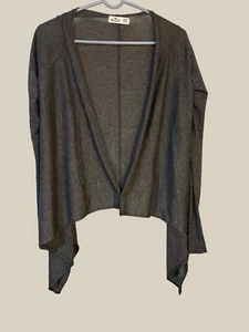 HOLLISTER  Juniors Size XS/S Dark Gray Open Cardigan Cascade Lightweight - Picture 1 of 8