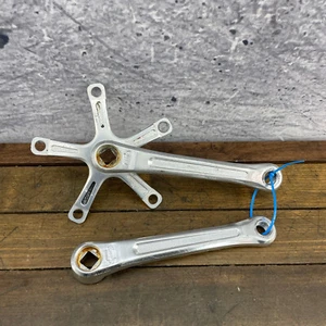 Old School BMX Shimano Crank Set 600 Arabesque 165 mm 130 BCD Vintage 80s B1 - Picture 1 of 14
