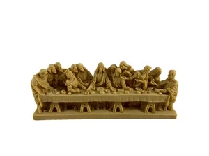 The Last Supper Resin 3D Statue Religious Apostles Jesus Mexico Beige Christian - Picture 1 of 10