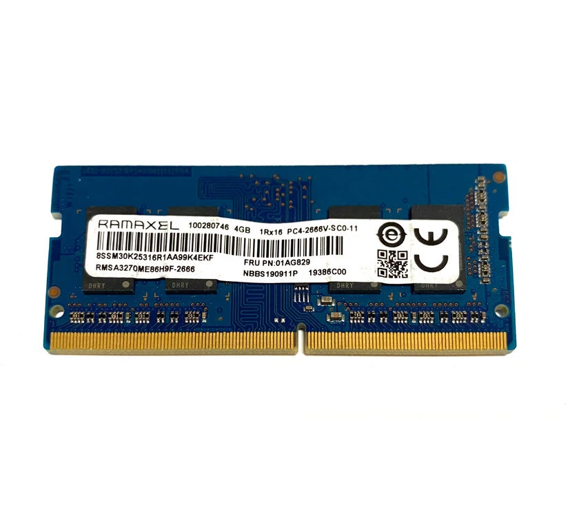 RAMAXEL 4GB 1Rx16 PC4-2666 DDR4 2666 MHz SoDIMM Laptop RAM - Bild 1 von 1