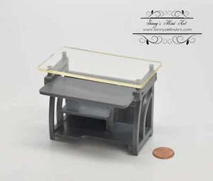 Clerance Sale 1:12 Doll Miniature Computer Table AZ T5977 - Picture 1 of 3