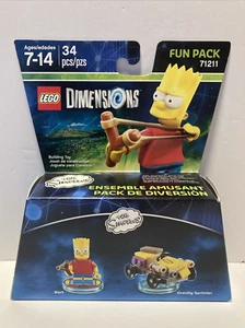 LEGO Dimensions Bart Simpson Fun Pack (71211) Neu Versiegelt Gravity Sprinter - Bild 1 von 5