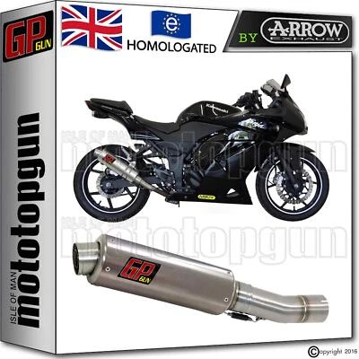 PISTOLA SILENCIADORA GP de ARROW STEEL KAWASAKI NINJA 250 R 2009 09 2010 10 2011 11 Foto 1 de 3