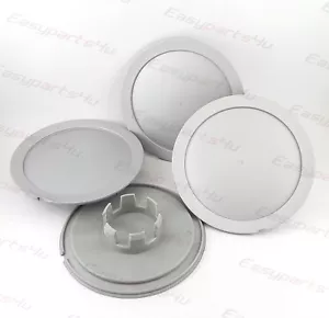 4x TAPAS CENTRALES DE CUBO DE RUEDA DE ALEACIÓN 147mm / 57mm / 25mm universal - Imagen 1 de 6