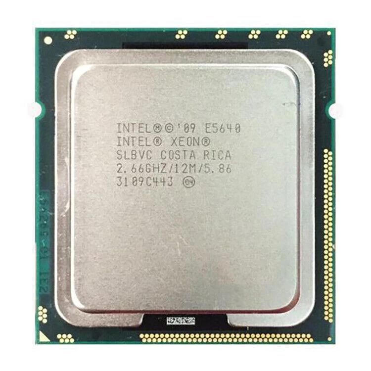 Intel Xeon E5640 Processor SLBVC 2.66GHz Quad Core 12MB 5.86G LGA1366 CPU - Image 1 of 1
