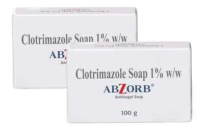 Abzorb Antifungal Cleansing Bar Soap (2x 100gm) - Image 1 of 4