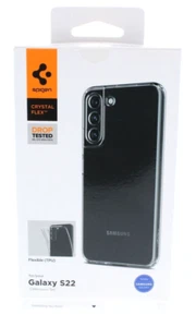 Spigen Crystal Flex Cover Case for Galaxy S22 Clear - Photo 1 sur 4