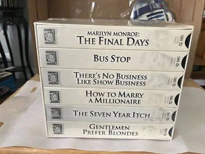 Marilyn Monroe: The Diamond Collection Volume 1 (VHS, 2001, 6-Tape Set) B12 - Image 1 of 4