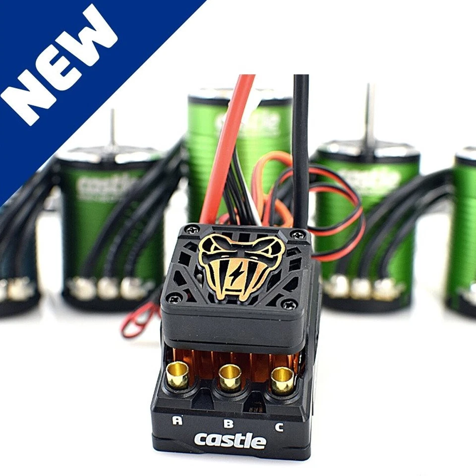 NEW Castle Creations Copperhead 10 ESC with 1412-3200Kv Brushless Motor - Image 1 of 1