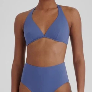 Eres Women's Blue Halter Neck Initiale Underwired Bikini Top Swimwear Size 8 - Picture 1 of 4