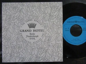 GÜNTER FISCHER Grand Hotel / SP DDR 1987 VEB DEUTSCHE SCHALLPLATTEN 456609 - Foto 1 di 2