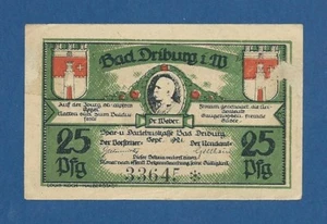 ALEMANIA // GERMANY -- NOTGELD -- BAD DRIBURG -- 25 PFENNIG ( 1921 ) -- aUNC . - Picture 1 of 2