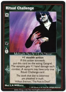 Ritual Challenge Vampire: The Eternal Struggle V:TES VTES Vampire CCG - Picture 1 of 1