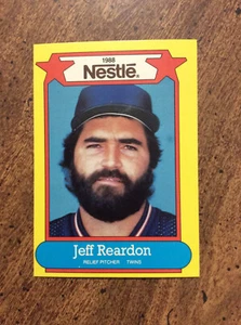 1988 Nestle #27 Jeff Reardon, Minnesota Twins nm ib - Picture 1 of 2