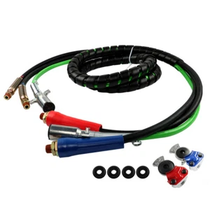 12FT Wrap 3-in-1 Set With Accessorie Air Line Hose Fit For Semi Truck Trailer - Picture 1 of 17