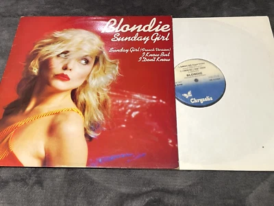 Blondie Sunday Girl French version 12" Vinyl record original 1979 pressing - Image 1 of 4