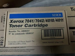 Xerox 6R00287 Genuine OEM Black Toner Cartridge for Xerox 7041/7042/4011 - Picture 1 of 1