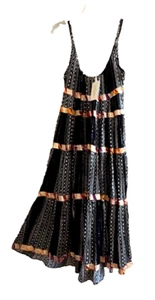 $345 Ramy Brook women's spagetti adjustable strap open back long dress us sz S/P - Picture 1 of 7