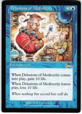Delusions of Mediocrity R MTG Urza's Legacy 30 NM - Image 1 of 2