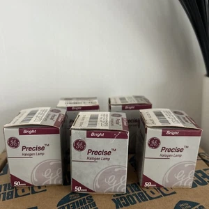 5 x General Electric 12 Volt Standard Halogen M250-EXZ 50 Watt, 24 degree Beam  - Picture 1 of 2