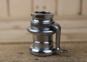Stronglight Chrome 1" Headset French Thread Vintage Retro Steel Road Racing Bike - Picture 1 of 14