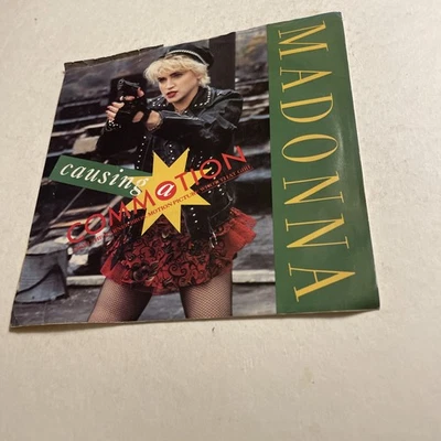 Madonna - Causing a Commotion 45 RPM 7" Record 1987 With Picture Sleeve - Image 1 of 4
