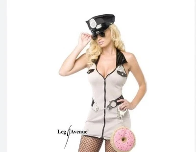 Leg Avenue NUEVO Sucio Adjunto Oficial de Policía Policía Policía Sheriff DISFRAZ AGENTE de Halloween Foto 1 de 4