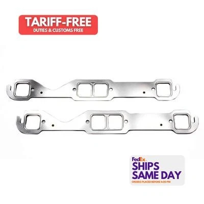 Juntas Cometic C5892-030, paquete de 2 juntas de escape multicapa de acero Mls - Sbc 1.4 Foto 1 de 4