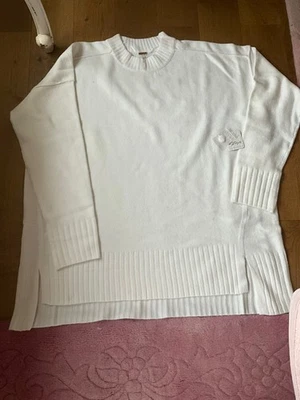 FREE PEOPLE Phoebe Pullover Jumper -Oversized- Longline -Small - BNWT- RRP £158 - Image 1 of 4