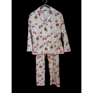 ¡NUEVO CON ETIQUETAS! Conjunto de pijama de algodón de hadas bailarina de cabeza de cama talla M - Imagen 1 de 12