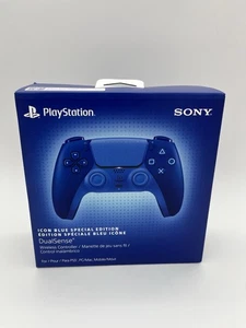 NUOVO controller Sony PS5 Icon Blue Walmart edizione speciale DualSense nuovo in mano - Foto 1 di 9