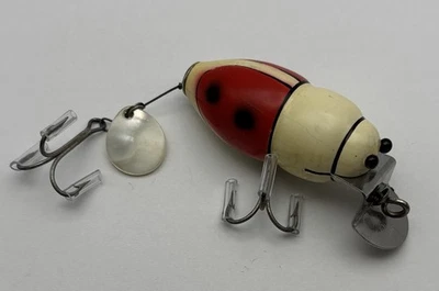 Vintage Creek Chub Midget Beetle 6052 In Red/White Color! Nice! Must See! - Image 1 of 4