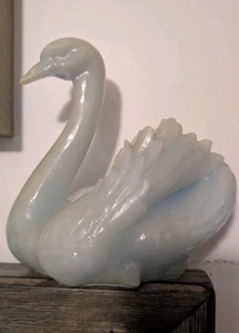 Blue MCM Mid Century Modern Wax Candle Decor Unused New Old Stock Cottagecore  - Picture 1 of 7