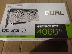 ASUS GeForce RTX 4060Ti GPU OC Edition White 8GB DDR6 2595 MHz PCIe 4.0 x8 - Picture 1 of 23