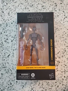 Star Wars Serie Nera Clone Wars Commando Droid 18 Nuovo Sigillato Hasbro - Foto 1 di 9