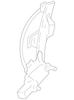 Genuine GM 2000-2005 Pontiac Bonneville Window Regulator Driver Side 15231243 - Изображение 1 из 2