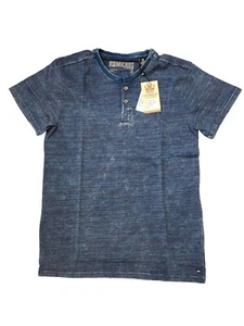 Micros Los Angeles Goodboy Indigo Striped T Shirt Men's Size S - Picture 1 of 3