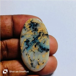 Dendrita de tigre cabujón dendrita natural piedras preciosas sueltas joyería 42 quilates ME-9632 - Imagen 1 de 4