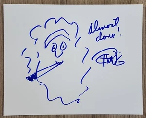 Tommy Chong Self Caricature 8"x10" Sketch Signed Art Drawing Cheech LEGNED RAD - Picture 1 of 1