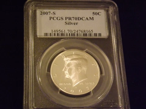 2007-S   50 C         SILVER       Half Dollar                PCGS  PR 70  DCAM Cover