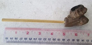 ¡DE COLECCIÓN! Tubo de arcilla Hariphunchai (TALLO DE BAMBÚ GRATIS) - Imagen 1 de 3
