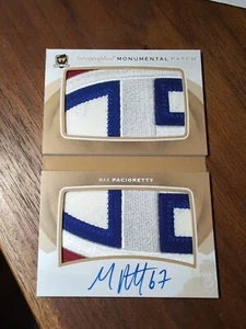 MAX PACIORETTY 2014-15 Upper Deck The Cup Monumental Patch Autograph 3/3 - Picture 1 of 3