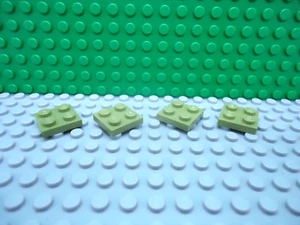 Lego 4 Verde Oliva 2x2 Placa Base NUEVO - Imagen 1 de 1