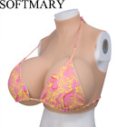 Assiette mammaire en silicone faux boobs pour travestis cosplay tasse S