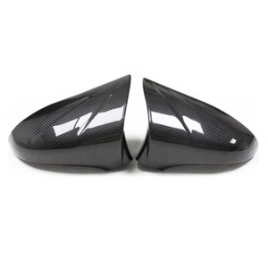 RHD Horn Carbon Fiber Wing Mirror Cover Caps Fit For Lexus IS250 IS300 CT GS - Picture 1 of 6