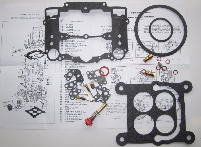 1961-1967 Buick Carter AFB 4BBL Carburetor Rebuilding Kit | Carter | Complete - Image 1 of 1