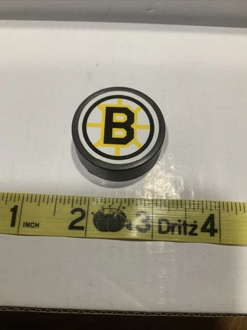 Vintage Boston Bruins Hockey Puck Magnet NHL Cover