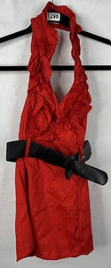 Heart Soul Red Halter Top Blouse Blouse NWT SIZE S MSRP $38.00 - Picture 1 of 6
